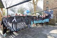 Doris the Start Bay whale took part in the Delicious Dart Trail alongside 350+ runners
