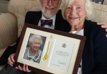 Couple receive a letter from the Queen