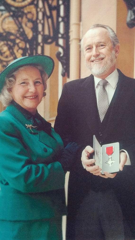 Keith receives MBE (by Allan Millman)