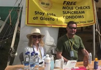 Doctor duo keep festival goers safe in the sun