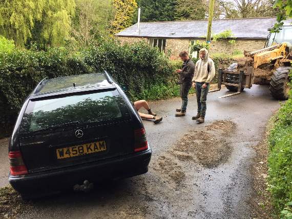 Cllr Huntley is rescued near Hendham