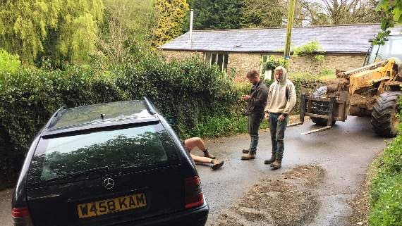 District councillor rescued by young farmers and a tractor 
