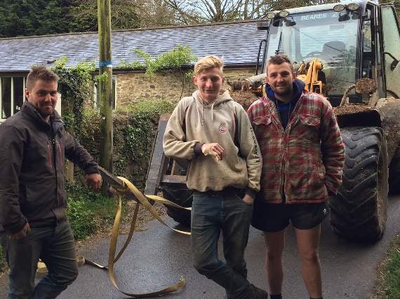 Left to right - Jeff Merrin, Ed Hewlett, Jonathan Merrin of Hendham