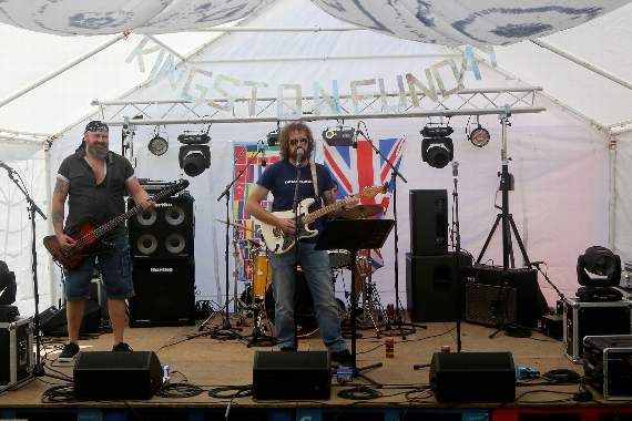 Demophobic start the music for the day at Kingston Fun Day