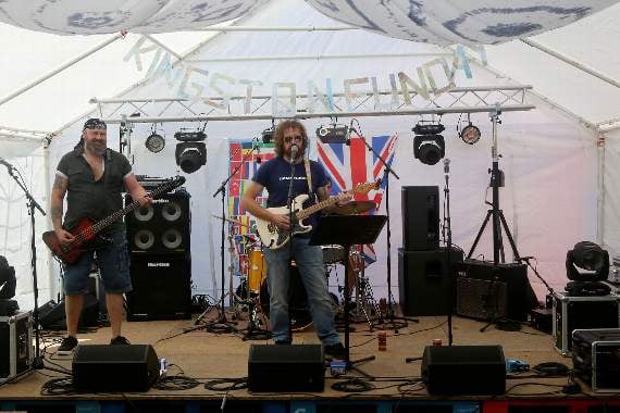 Demophobic start the music for the day at Kingston Fun Day