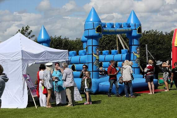 Inflatable fun at Kingston Fun Day
