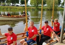 Kingswear rowers covered 74 miles in six days from Stourport to Stratford upon Avon