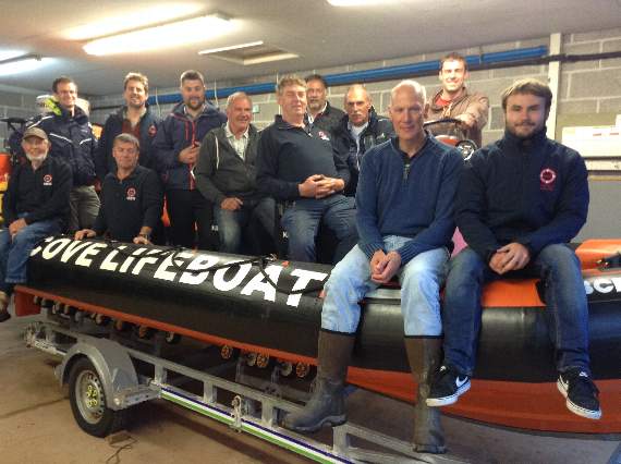 The Hope Cove Life Boat crew