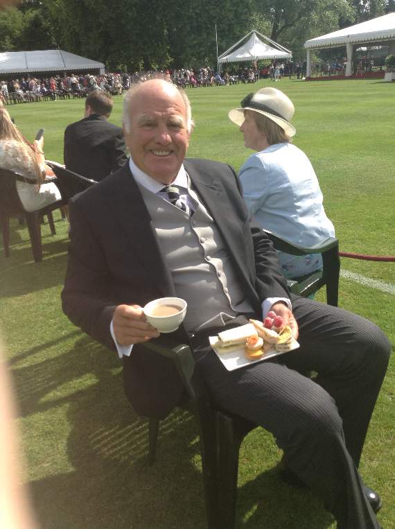Chairman Graham Phillips at The Royal Garden Party