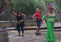 Saltstone Caring hold garden party to raise funds - with a belly dancer!