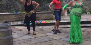 Saltstone Caring hold garden party to raise funds - with a belly dancer!