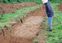 Villagers see trenches dug in historic field - but say homes planning decision jumped the gun
