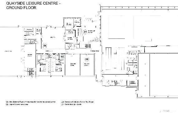 The plans for improvements at Quayside Leisure Centre, Kingsbridge
