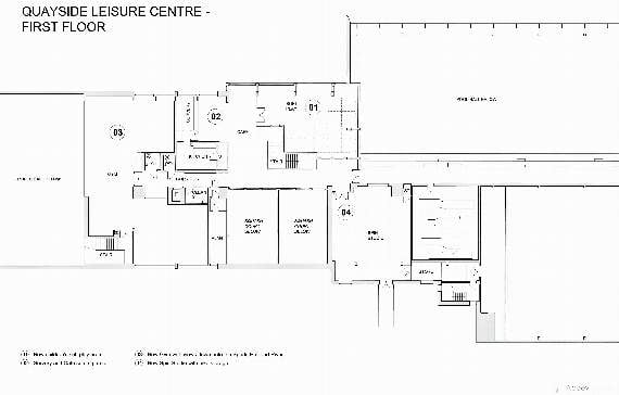 The plans for improvements at Quayside Leisure Centre, Kingsbridge