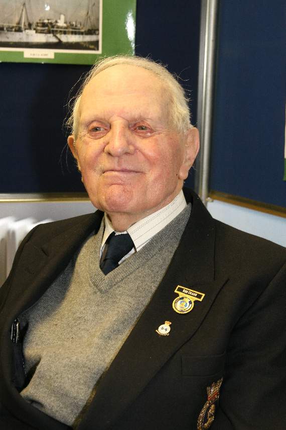 Reg Crang, a radio operator on HMS Petard