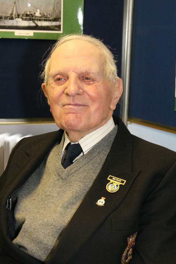 Reg Crang, a radio operator on HMS Petard