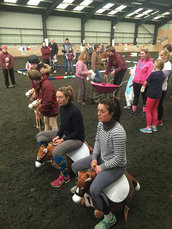 Taking part in the unicorn mile