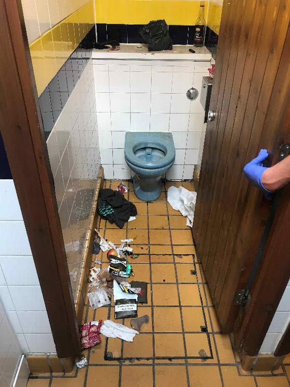 A disgusting sight