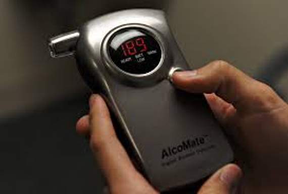 The man was breathalyzed