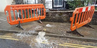 South West Water en route to leak at top of Fore Street