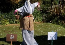 The winning scarecrows were outstanding in their field