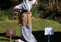 The winning scarecrows were outstanding in their field