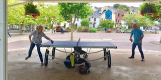 Kingsbridge now has two public table tennis tables for all to enjoy