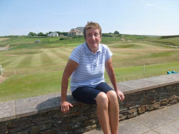 Barbara Smith, had a hole in one on the 6th hole while playing round two of the Tatham Cup knockout