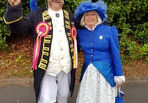Second place and best dressed for town crier
