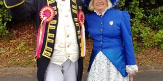 Second place and best dressed for town crier