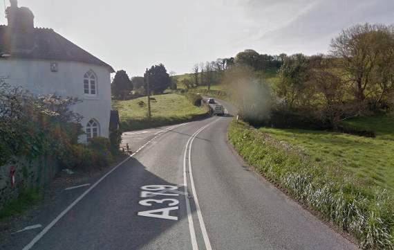The Old Toll House on the A379 between Modbury and Kingsbridge