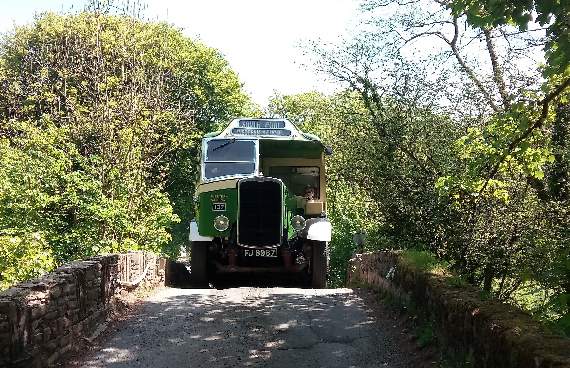 85 years old this year the oldest roadworthy Bristol built bus crossing Gara Bridge