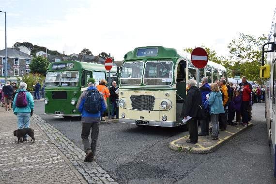 A view of the bus station during last years event