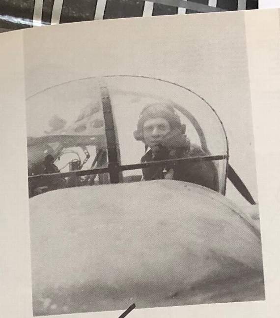 Ivor Foster in the mid-upper turret