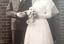 Couple who were together nine years before marrying celebrate their 60th anniversary