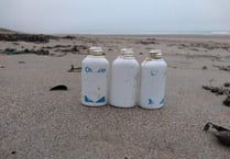 Otrivin bottles making their way up the English Channel