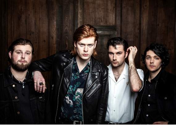 The Amazons: Joe Emmett, Matt Thomson, Elliot Briggs and Chris Alderton