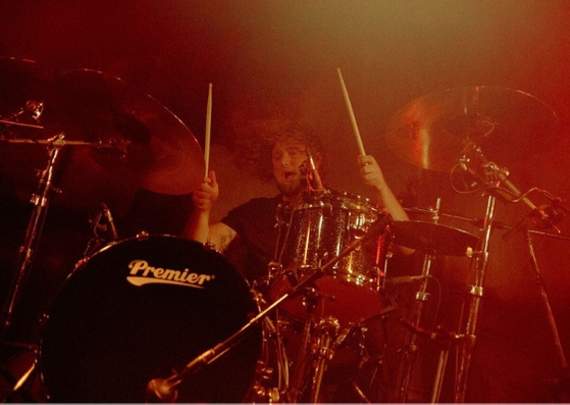 Joe drumming in Tokyo in Japan