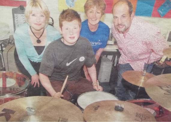 Joe pictured in the Totnes Times