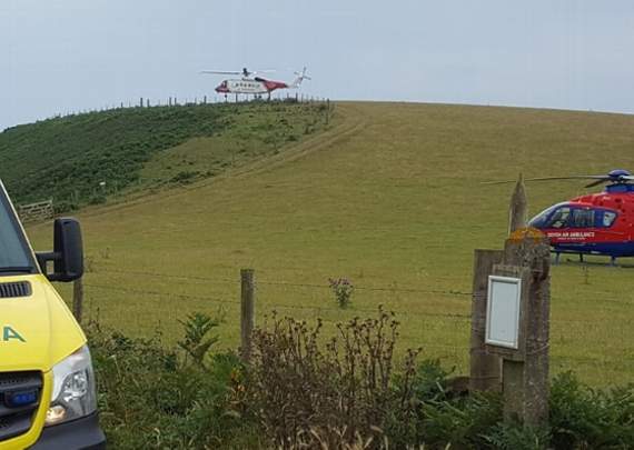 Sadly the man could not be saved and died at the scene (Credit: Kingsbridge Police)