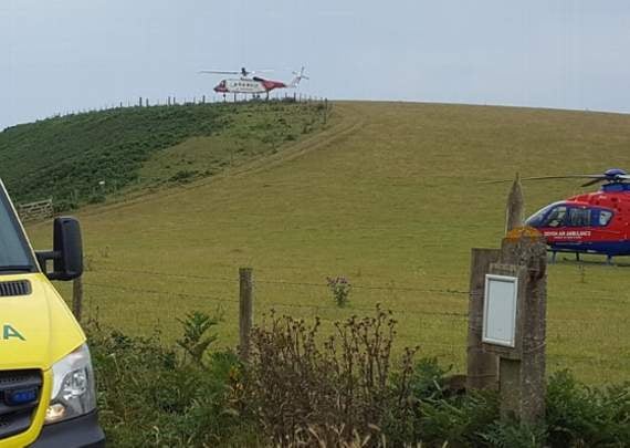 Sadly the man could not be saved and died at the scene (Credit: Kingsbridge Police)