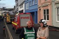 Kingswear cafe blaze: Worried staff catch lift with kind-hearted firefighters