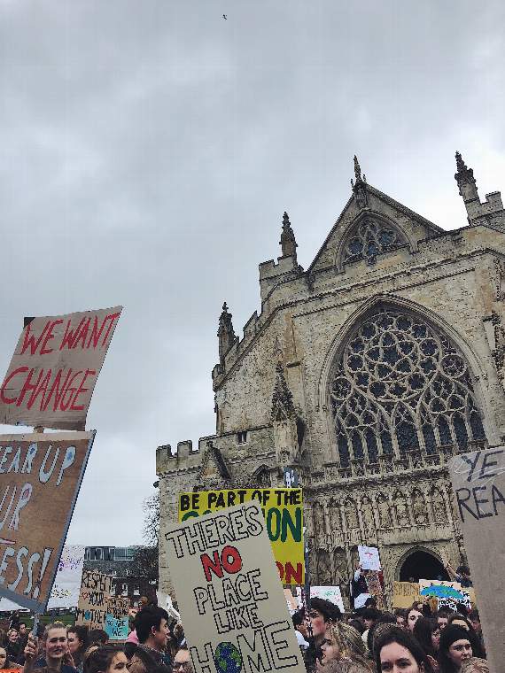 The student-led strike in Exeter was one of the most well-attended in the country