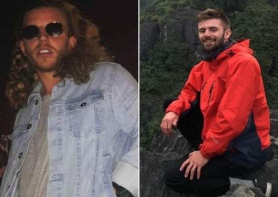 Alistair Raddon (left) and Mr Maggs were snorkelling in Queensland's Whitsunday Islands when they were attacked (Credit: Facebook)