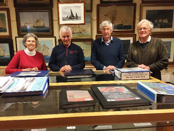 Museum Society committee members L-R: Helen Higgins, Roger Barrett, Mike Hodder and Roger Hardiman