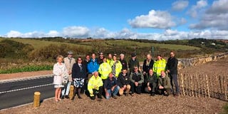 Ceremony marks reopening of A379 at Slapton