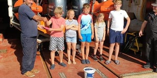 Salcombe RNLI gets receives multiple donations from young supporters