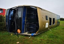 Totnes bus crash: Driver to stand trial next year