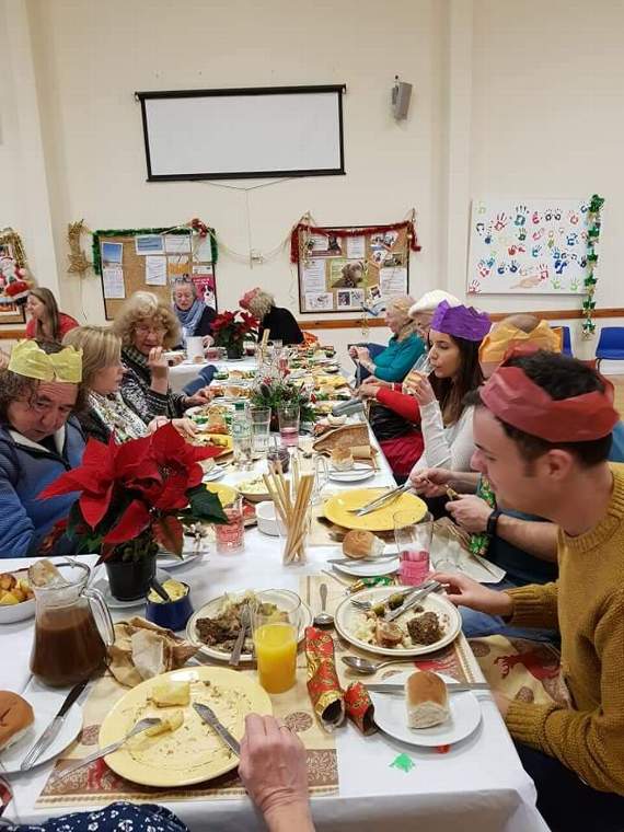 Christmas lunch at Townstal Community Hall
