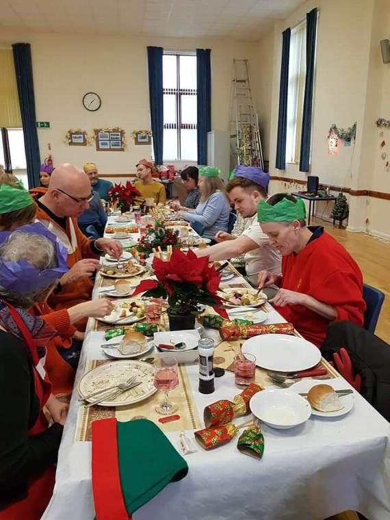 Christmas lunch at Townstal Community Hall